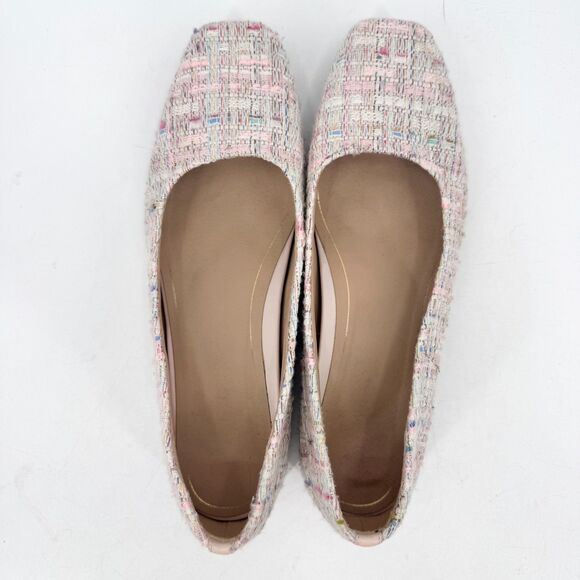 VIONIC Luxana Pink Multicolor Tweed Slip On Ballet Flats Size 9 - Picture 7 of 9